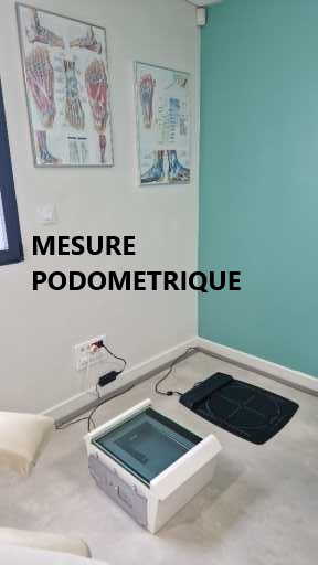 cabinet podologie saint-marcellin mesure podometrique